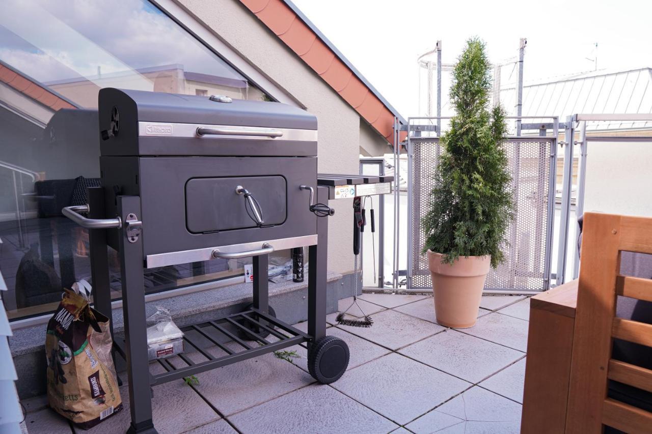Fullhouse - Halle - Ab7 Rooftop - Bbq Grill - Elevator - Balcony Ngoại thất bức ảnh
